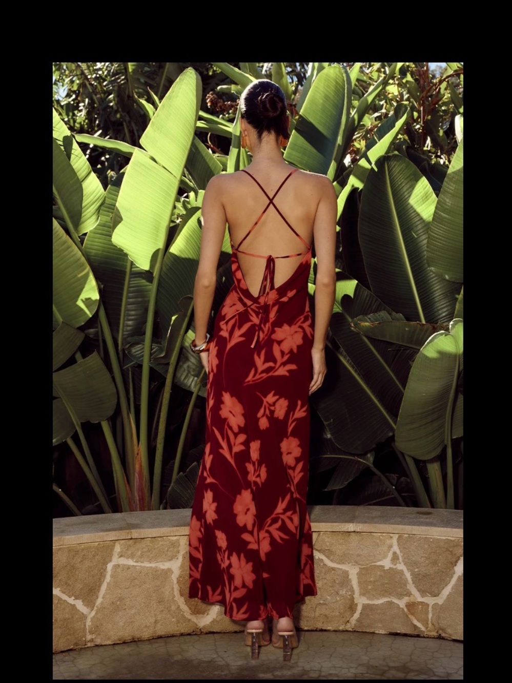 Runaway The Label Eve Cowl Cross Back Maxi Dress - Picture 2 of 6